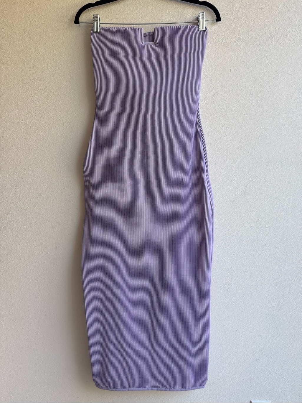 Natalie Rolt Josephine Lilac Pleated Strapless Maxi Dress Size 0 Us 2 Nwot — image 6 of 8